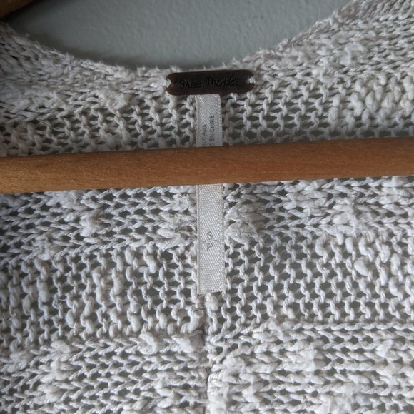 Free People Linen Blend Free Spirit Ribbed Duster - Picture 3 of 8